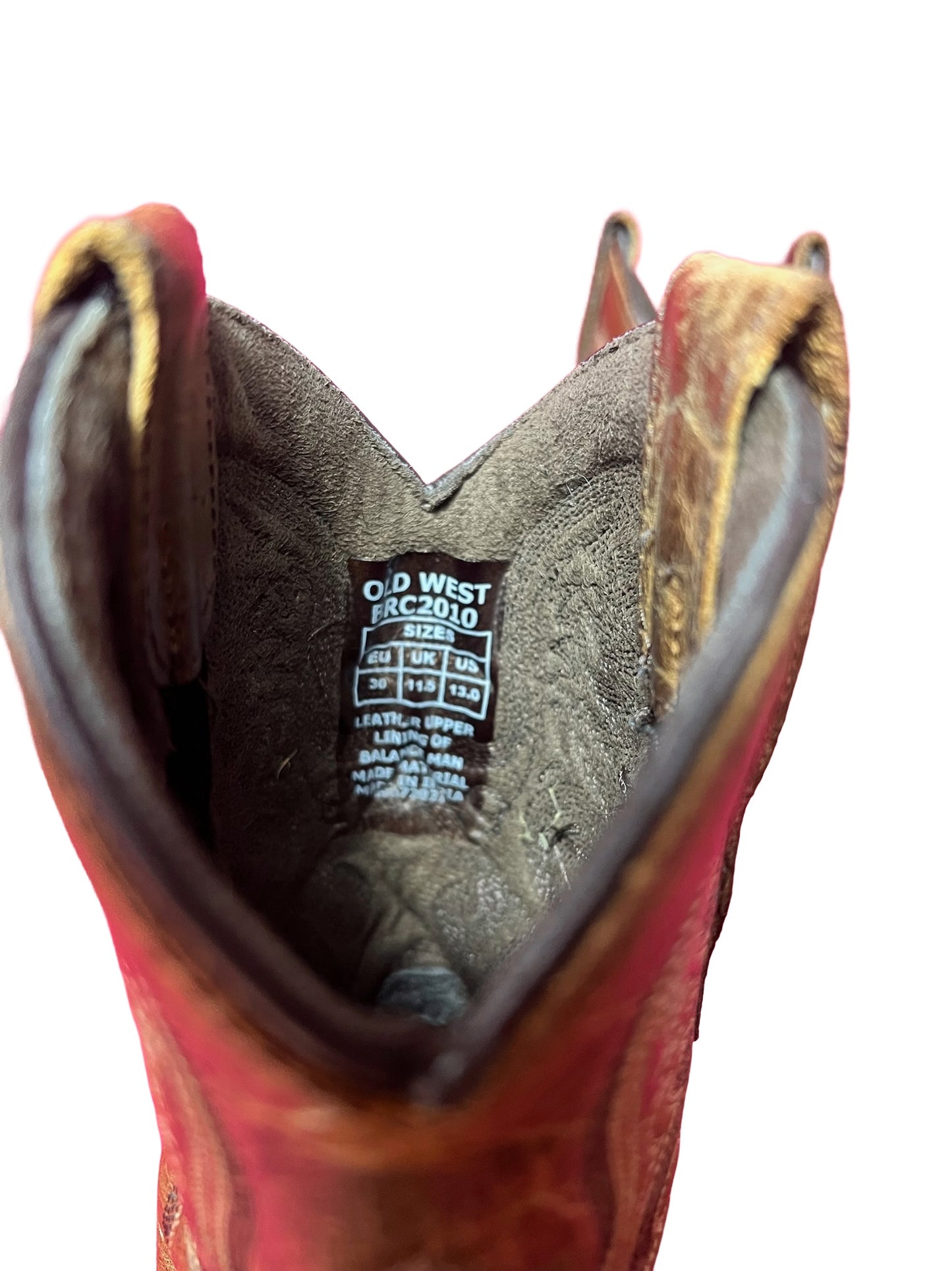 VINTAGE WESTERN LEATHER BOOTS