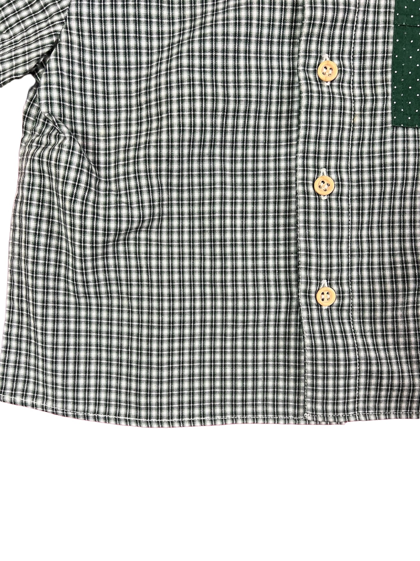 CACHAREL VINTAGE CHECK SHIRT WITH CONTRAST COLLAR