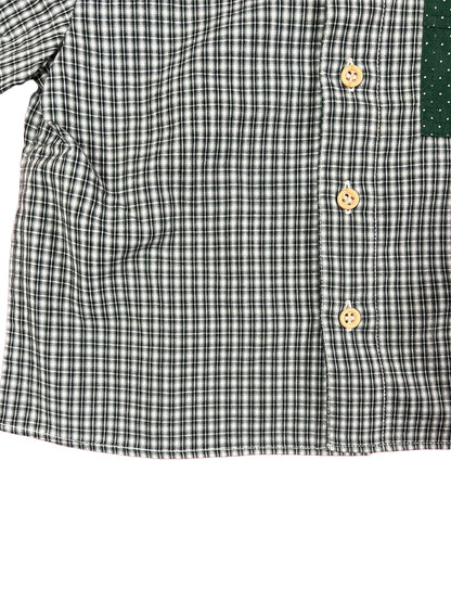 CACHAREL VINTAGE CHECK SHIRT WITH CONTRAST COLLAR