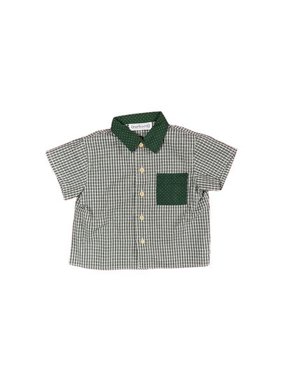 CACHAREL VINTAGE CHECK SHIRT WITH CONTRAST COLLAR