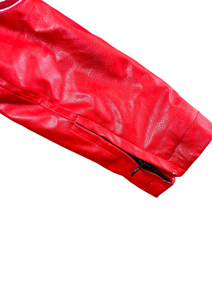 MISS LILY VINTAGE FAUX LEATHER JACKET