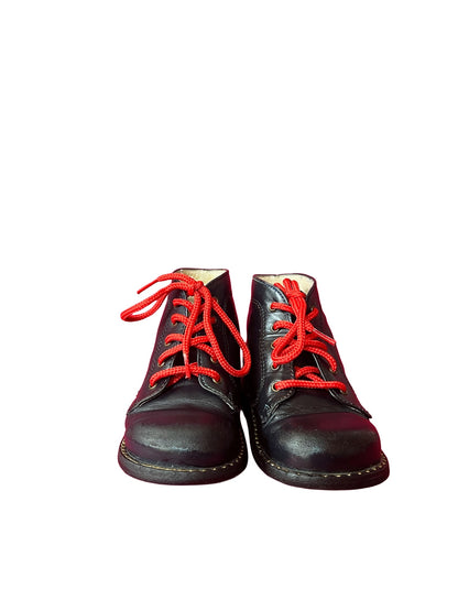 VINTAGE LEATHER LACE-UP BOOTS