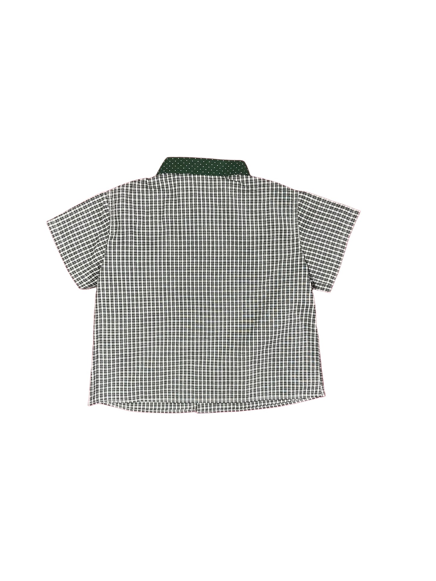 CACHAREL VINTAGE CHECK SHIRT WITH CONTRAST COLLAR