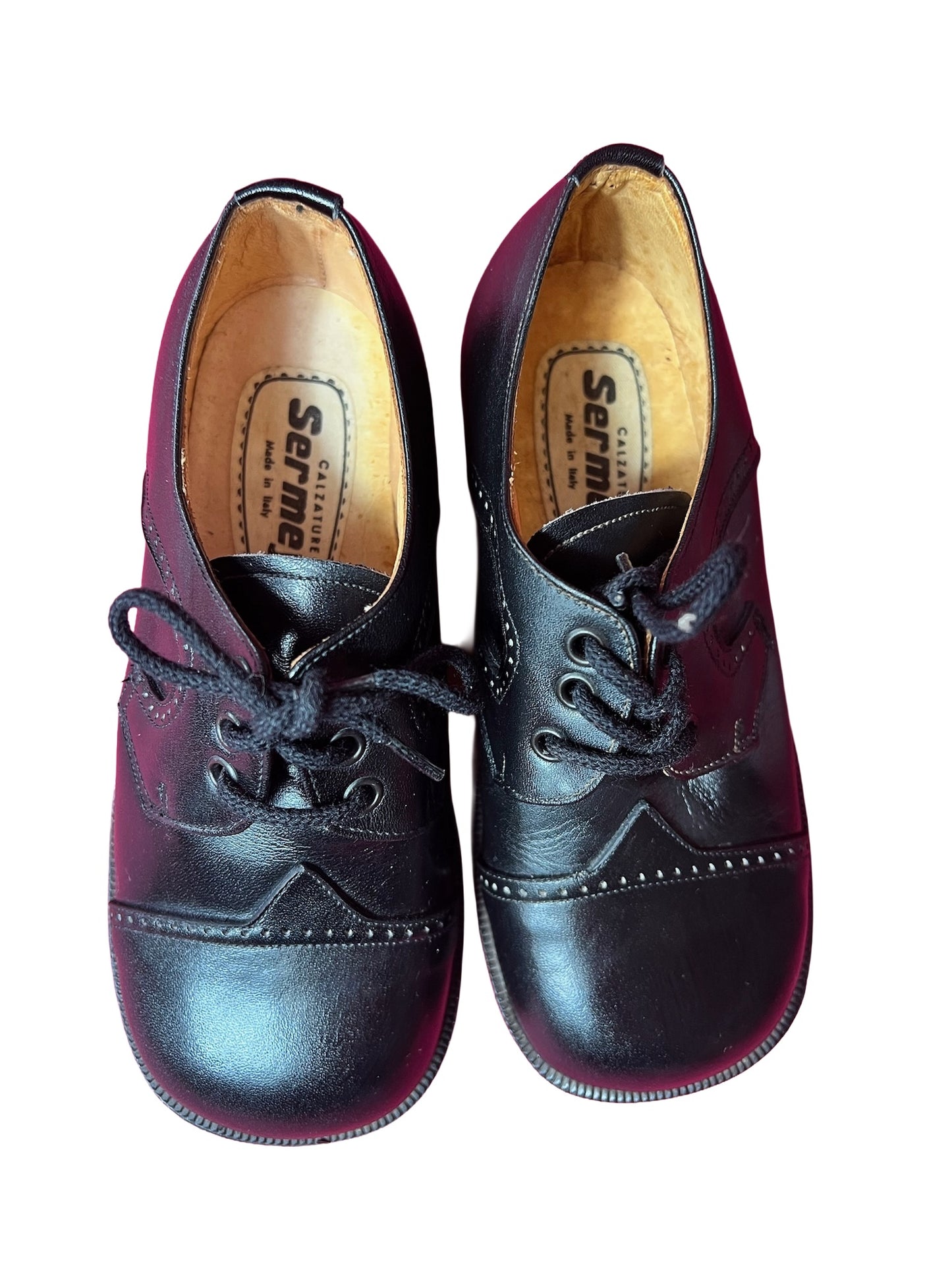 VINTAGE LEATHER LACE-UP SHOES
