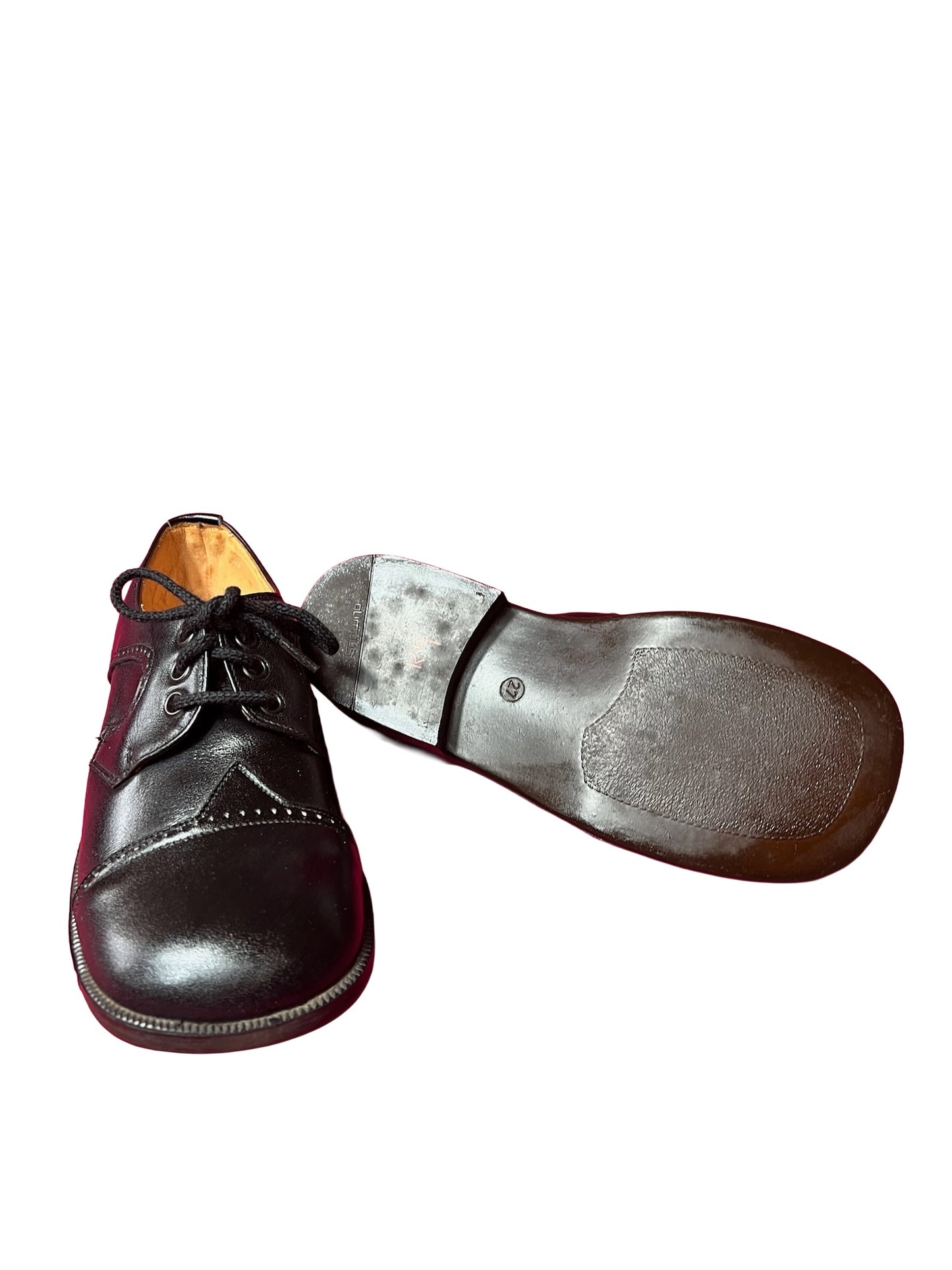 VINTAGE LEATHER LACE-UP SHOES