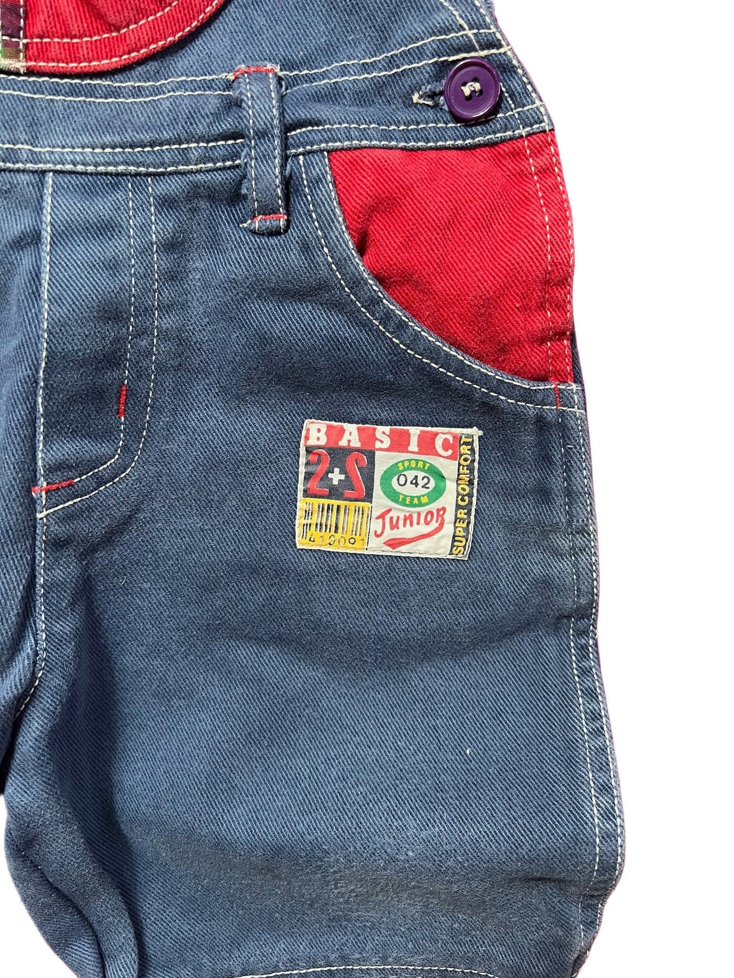 VINTAGE DENIM OVERALLS