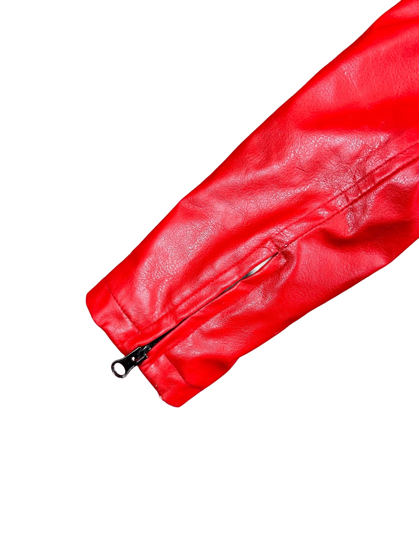 MISS LILY VINTAGE FAUX LEATHER JACKET