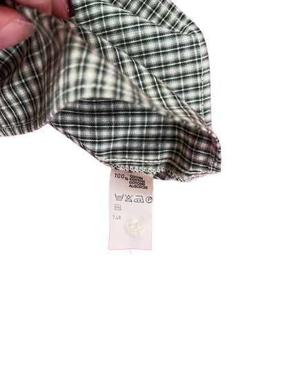 CACHAREL VINTAGE CHECK SHIRT WITH CONTRAST COLLAR