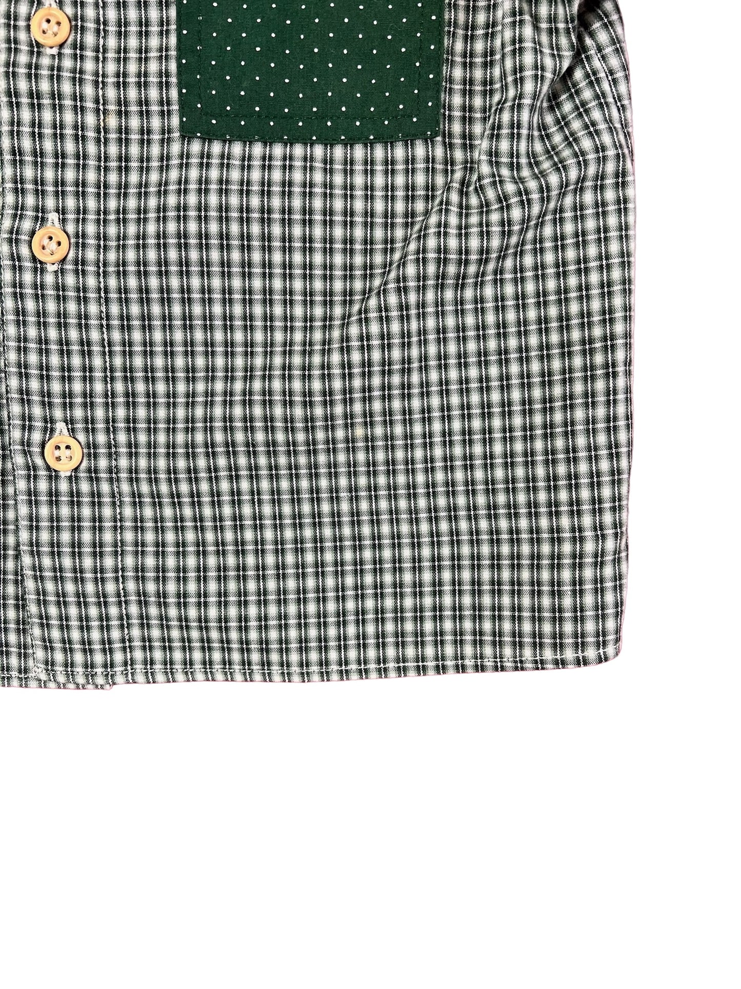 CACHAREL VINTAGE CHECK SHIRT WITH CONTRAST COLLAR