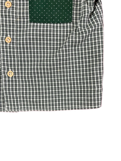 CACHAREL VINTAGE CHECK SHIRT WITH CONTRAST COLLAR