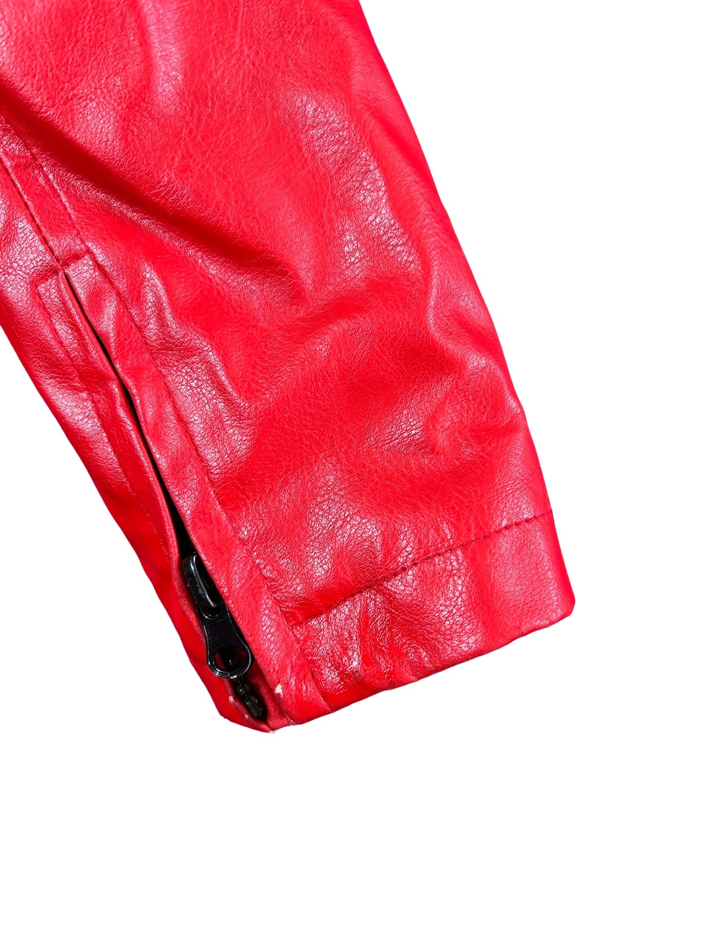 MISS LILY VINTAGE FAUX LEATHER JACKET