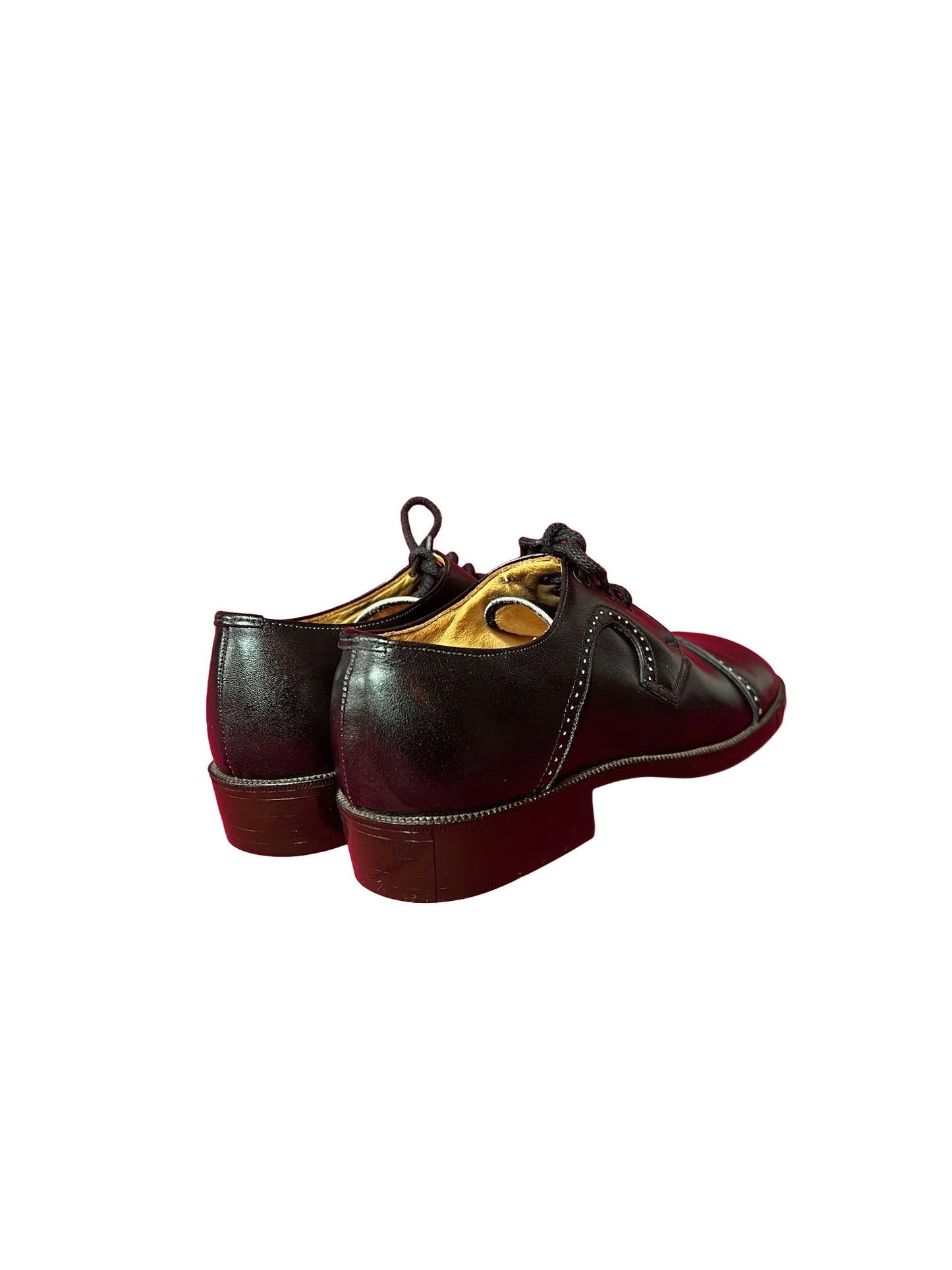 VINTAGE LEATHER LACE-UP SHOES