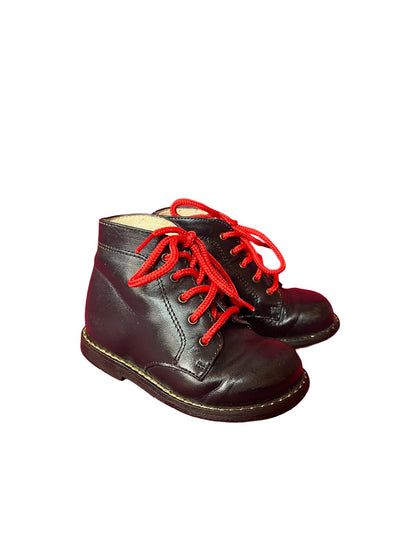 VINTAGE LEATHER LACE-UP BOOTS